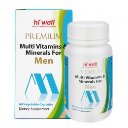 (10% 행사) 하이웰 프리미엄 멀티비타민 미네랄 남성용 60베지캡슐 1통